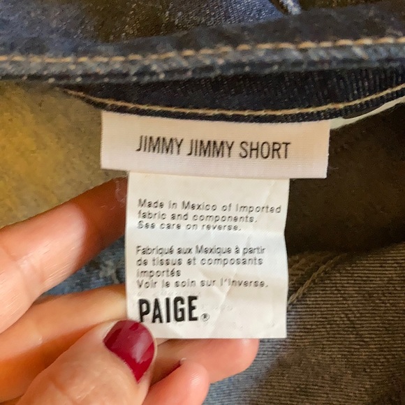 PAIGE jimmy jimmy short shorts - Picture 3 of 4